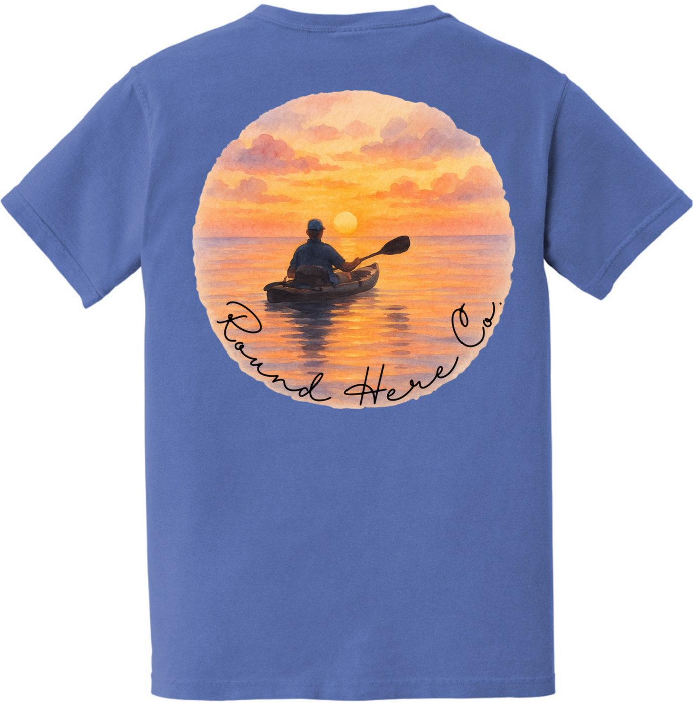 Clayton Wade Collection - Sunset on a Kayak